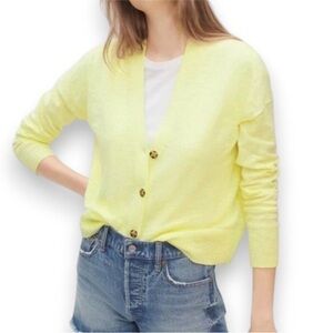 2/$5 Gap Neon Yellow Cardigan Sweater